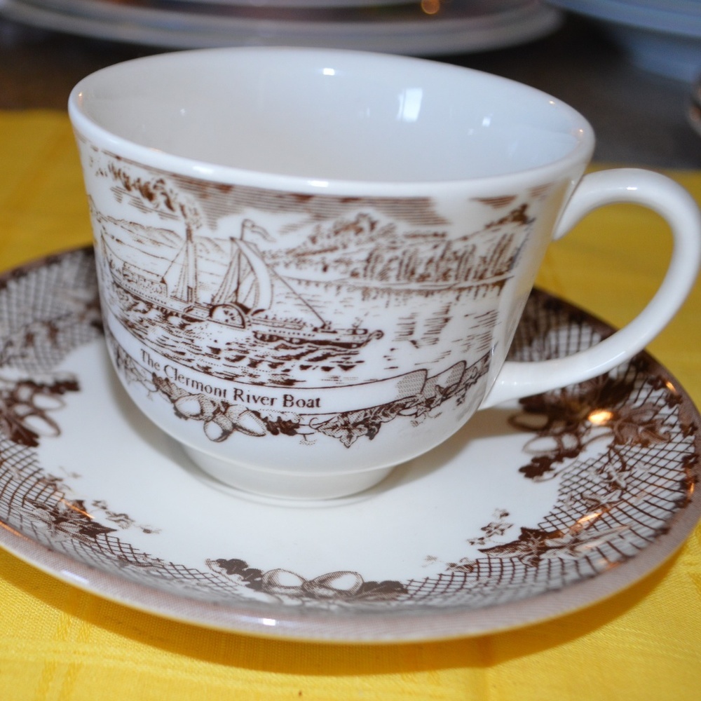 JOHNSON BROs HISTORIC AMERICA II Cup & Saucer #1